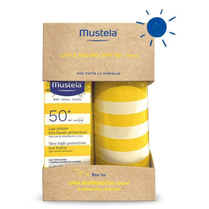 mustela solare 100ml+borraccia bugiardino cod: 987481064 