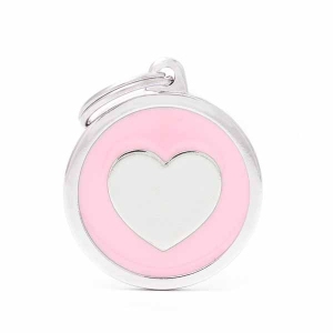 Cerca Offerte di my family medaglietta cerchio (l) rosa cuore (ref. mfch17pinkheart) e acquista online