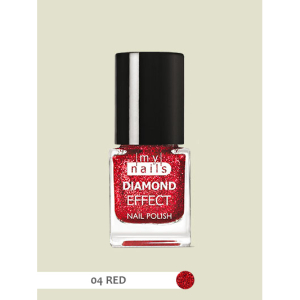 my nails diamond effervescenti 04 red bugiardino cod: 970150482 