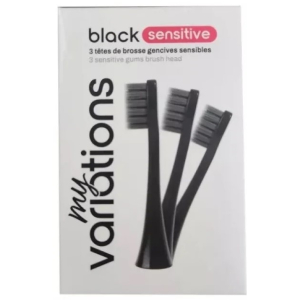 My variations black sensitive testine di ricambio 3 pezzi