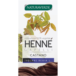 N/verde henne capelli castano 100g