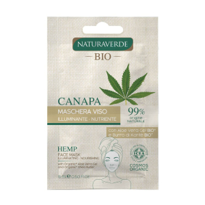 N/verde patch borse occhi canapa