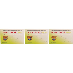 Cerca Offerte di nacsol set da 3 3x12 g compresse e acquista online