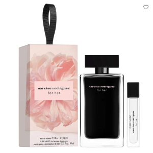 Narciso rodriguez for her shopping pack eau de toilette 100 ml + pure musc eau de parfum 10 ml
