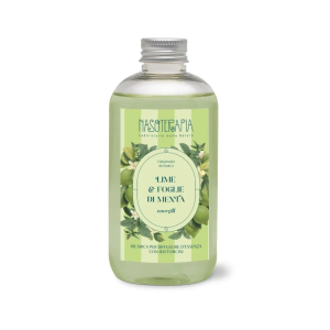 Nasoterapia - ricarica diffusore bastoncini lime e foglie di menta confezione 250 ml