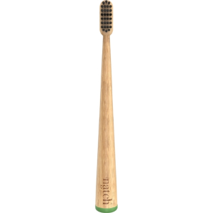Natch spazzolino da denti in bamboo biodegradabile verde