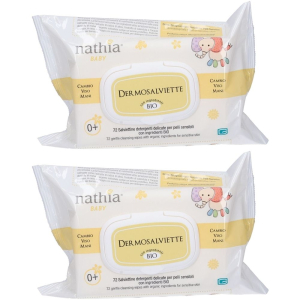 Cerca Offerte di nathia baby dermosalviette set da 2 2x1 pz salviette e acquista online