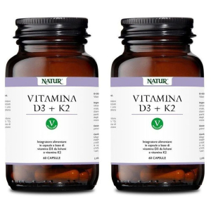 Cerca Offerte di natur vitamina d3 + k2 set da 2 2x60 pz capsule e acquista online