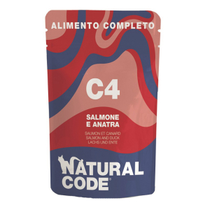 Cerca Offerte di natural code c04 salmone e anatra gatti adulti busta 70g e acquista online