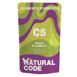 Cerca Offerte di natural code c05 pollo e agnello gatti adulti busta 70g e acquista online