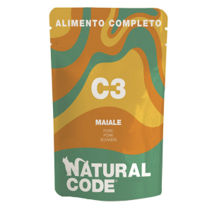 Cerca Offerte di natural code c3 maiale gatti adulti busta 70g e acquista online