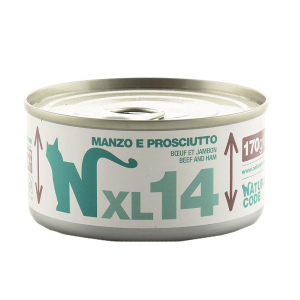 Cerca Offerte di natural code gatto xl14 manzo prosciutto 170gr (lattina) e acquista online