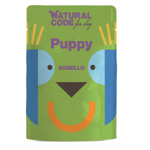 Cerca Offerte di natural code puppy agnello cani cuccioli busta 300g e acquista online