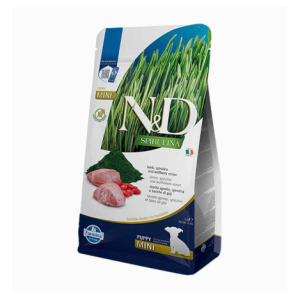 Natural & delicious spirulina puppy mini con agnello, spirulina e bacche di goji - 2kg