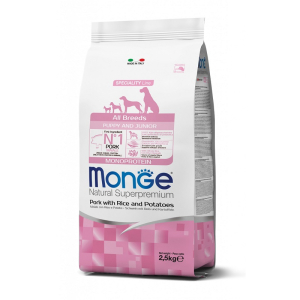 Natural superpremium all breeds puppy & junior natural superpremium maiale con riso e patate - 2,50kg