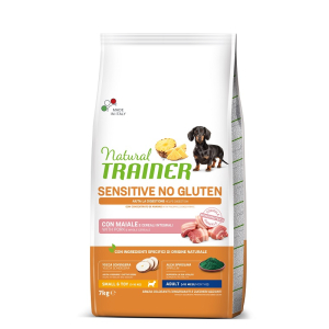 Cerca Offerte di natural trainer cane sensitive no gluten mini adult con maiale 7kg trainer natural e acquista online