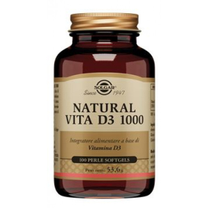 natural vita d3 1000 100prl bugiardino cod: 947414621 