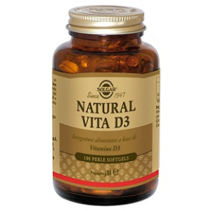 natural vita d3 100 perle bugiardino cod: 930881471 