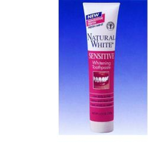 natural white dentifricio sensitive 100m bugiardino cod: 907131357 