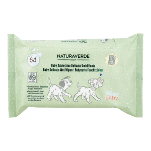 Naturaverde bio baby salviette delicate umidificate 63pz.calendula e acqua di camomilla