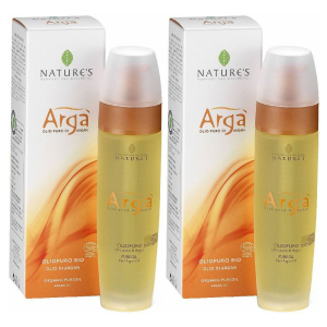 Cerca Offerte di nature's argà olio puro di argan bio set da 2 2x100 ml per la pel e acquista online