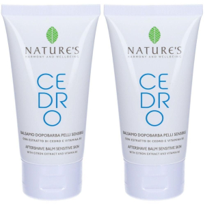 Cerca Offerte di nature's cedro uomo balsamo dopobarba pelli sensibili 2x75 ml soluzion e acquista online
