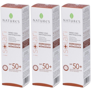 Cerca Offerte di nature's i solari siero viso antimacchia spf50+ 3x50 ml e acquista online