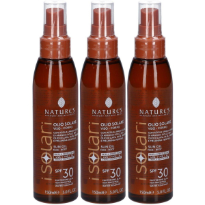 Cerca Offerte di nature's isolari olio solare spf 30 3x150 ml soluzione e acquista online