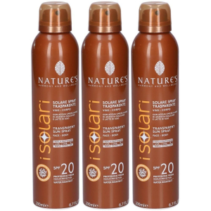 Cerca Offerte di nature's isolari solare spray trasparente spf 20 3x200 ml e acquista online