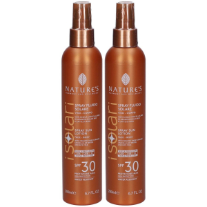 Cerca Offerte di nature's isolari spray fluido solare spf 30 set da 2 2x200 ml e acquista online