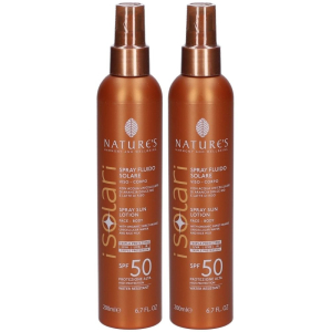 Cerca Offerte di nature's isolari spray fluido solare spf 50 set da 2 2x200 ml e acquista online