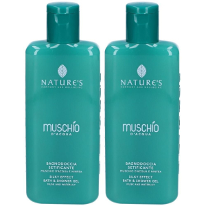 Cerca Offerte di nature's muschio d'acqua bagnodoccia setificante 2x200 ml schiuma e acquista online