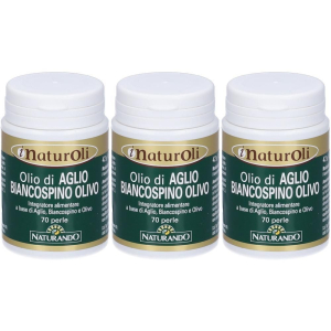 Cerca Offerte di naturoli olio di aglio biancospino olivo 70 perle 3x70 pz e acquista online
