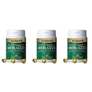 Cerca Offerte di Naturoli Olio di Fegato Merluzzo 70 Capsule Molli 3x43 g e acquista online