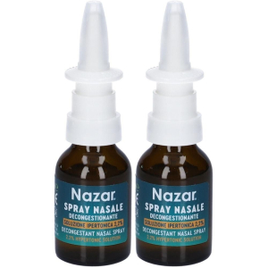 Cerca Offerte di nazar spray nasale decongestionante soluzione ipertonica 2,2% 2x20 ml e acquista online