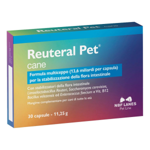 reuteral pet cane 30cps bugiardino cod: 945098325 