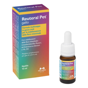 reuteral pet gatto gocce 10ml bugiardino cod: 947096626 