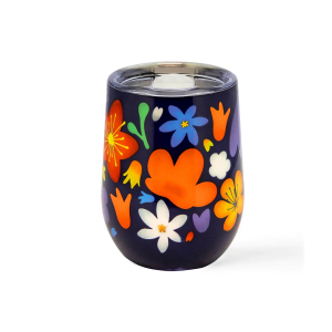 Neavita infusion bouquet mug thermos in acciaio blu da 330ml