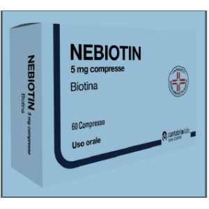 nebiotin 60 cpr 5 mg bugiardino cod: 033765037 
