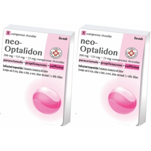 Cerca Offerte di Neo-Optalidon 200 mg Compresse Set da 2 2x8 Pezzi Rivestite e acquista online