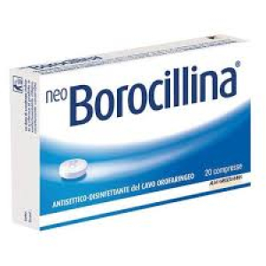 neoborocillina 20 pastiglie 1,2 + 20 mg bugiardino cod: 022632044 
