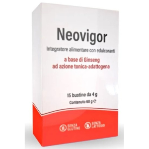Neovigor integratore a base di ginseng ad azione tonica-adattogena 15 bustine