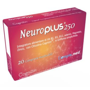 neuroplus 250 20cpr mastic bugiardino cod: 983803952 