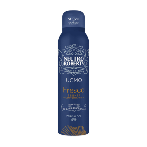Neutro roberts fresco essenza mediterranea deodorante uomo anti-odore 48 ore 150 ml