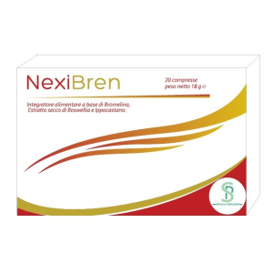 nexibren 20 compresse bugiardino cod: 972690768 