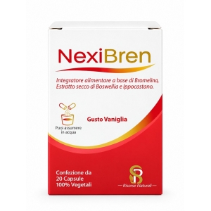 Cerca Offerte di Nexibren integratore per la funzionalità articolare e il benessere del microcircolo 20 capsule e acquista online