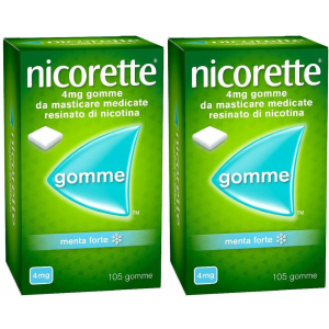 Cerca Offerte di nicorette 4 mg gomme da masticare medicate gusto menta forte set 2 e acquista online
