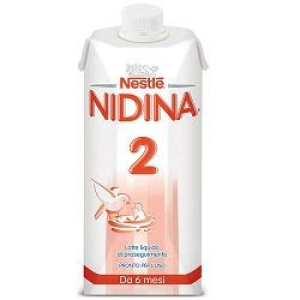 nidina 2 latte liquido 500ml bugiardino cod: 904244579 
