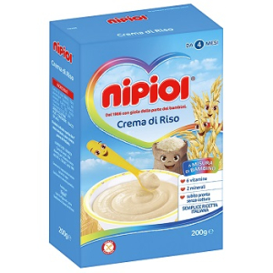nipiol cereali crema riso 200 bugiardino cod: 972451102 