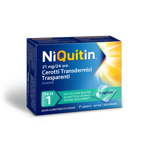 niquitin*7cer transd 21mg/24h bugiardino cod: 034283869 